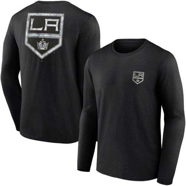 Los Angeles LA Kings Retro Brand WOMEN Gray Cotton Short Sleeve T-Shirt