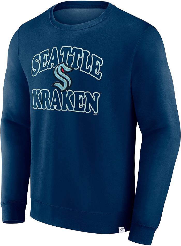 Dick's Sporting Goods NHL Men's Seattle Kraken Logo Long Sleeve Navy Shirt