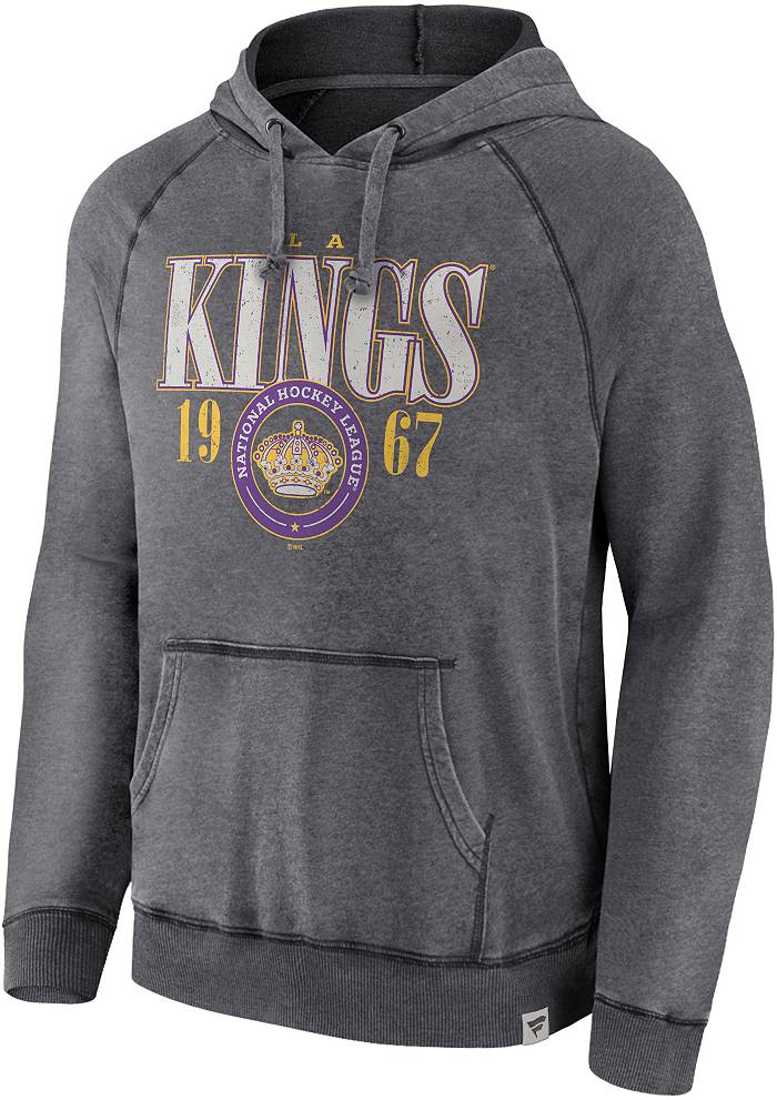 adidas Kings Vintage Crew Sweatshirt - Grey, Men's Hockey