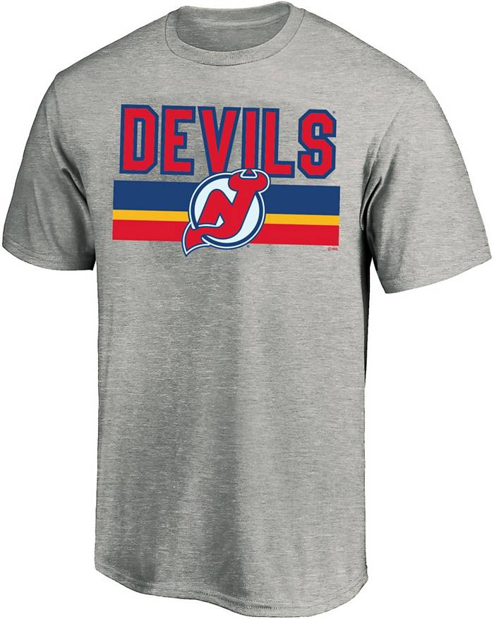 NHL Men's New Jersey Devils Jack Hughes #86 Red Player T-Shirt