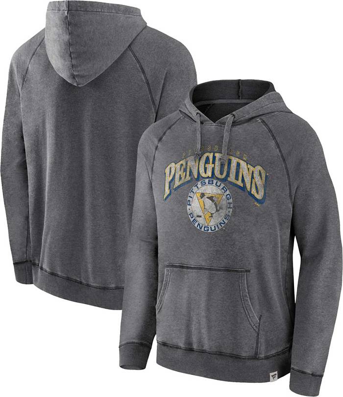 Retro Sport Pittsburgh Penguins Sweatshirt Men's Large Blue Long Sleeve  Pullover