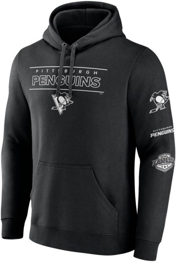 Sidney Crosby Pittsburgh Penguins Fanatics Branded Women's Heavy Block Pullover  Hoodie - Black/Gold