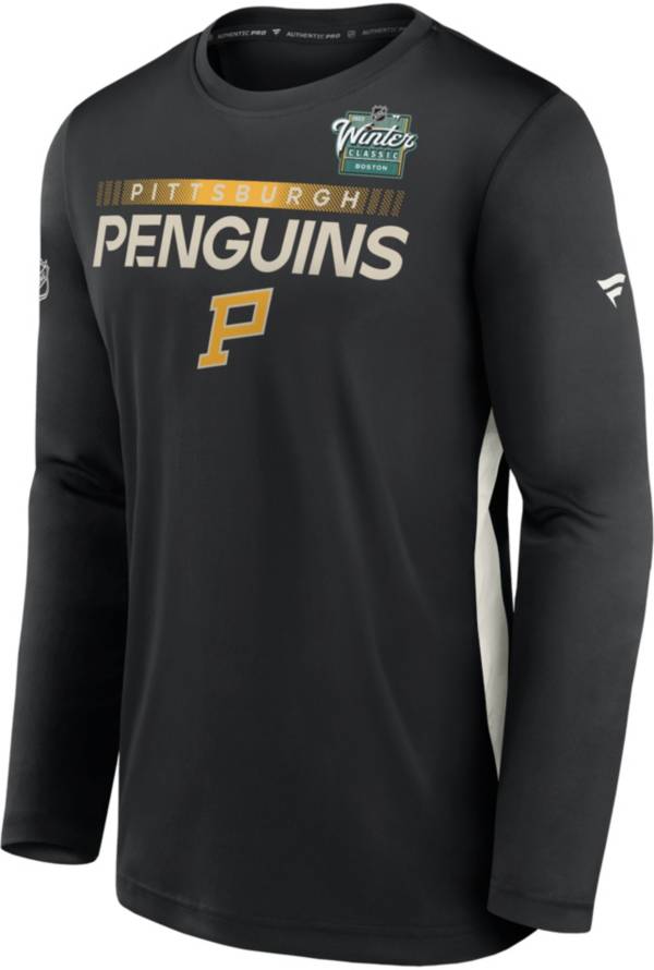 NHL '22-'23 Winter Classic Pittsburgh Penguins Black/Natural Authentic Pro T-Shirt product image