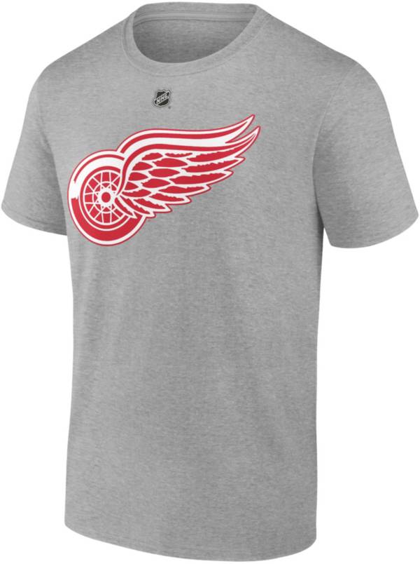 Moritz Seider Red Wings Name And Number Short Sleeve Fashion Player T Shirt
