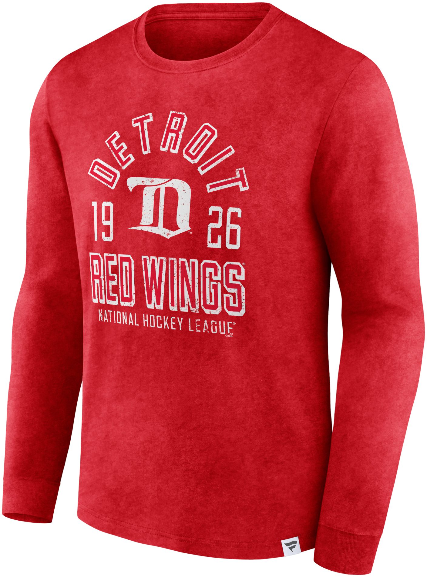 NHL Detroit Red Wings Vintage Bi-Blend Red Long Sleeve Shirt | Dick's  Sporting Goods