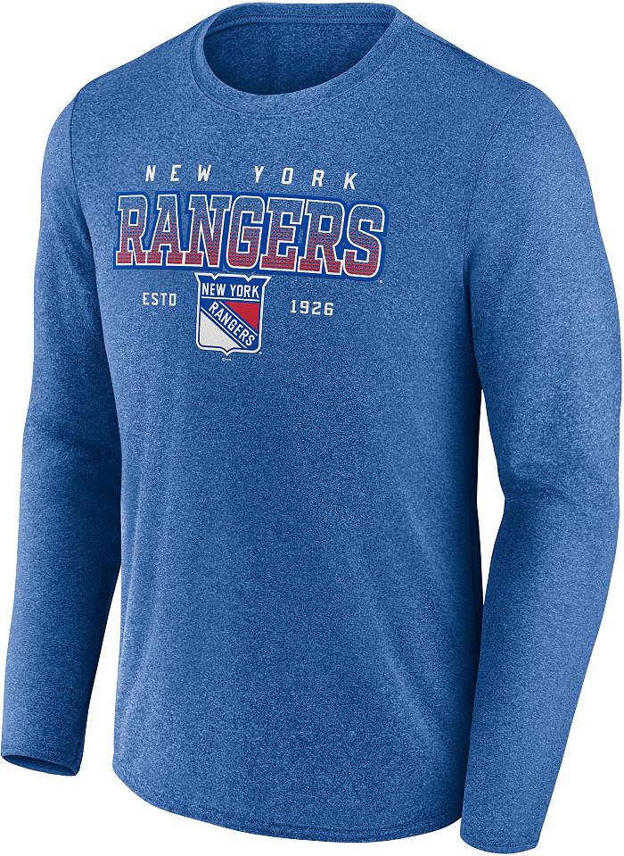 Fanatics NHL New York Rangers Wordmark Blue T-Shirt, Men's, XXL