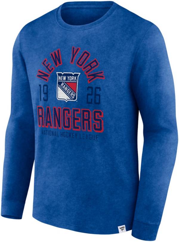Men's Fanatics Branded Blue New York Rangers Team Victory Arch T-Shirt