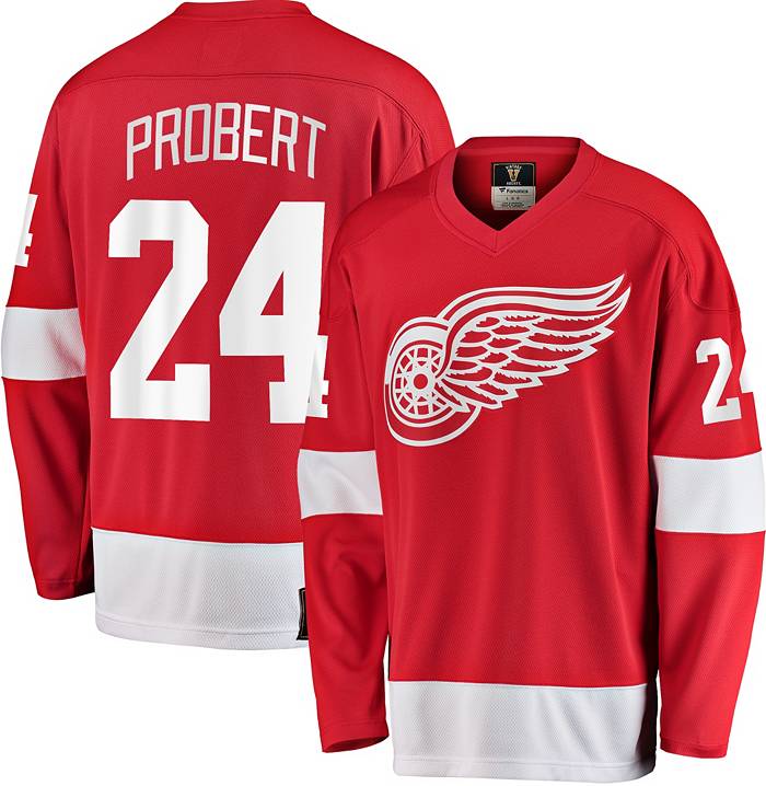 Bob Probert #24 Detroit Red Wings Adidas Home Primegreen Authentic Jersey -  Vintage Detroit Collection