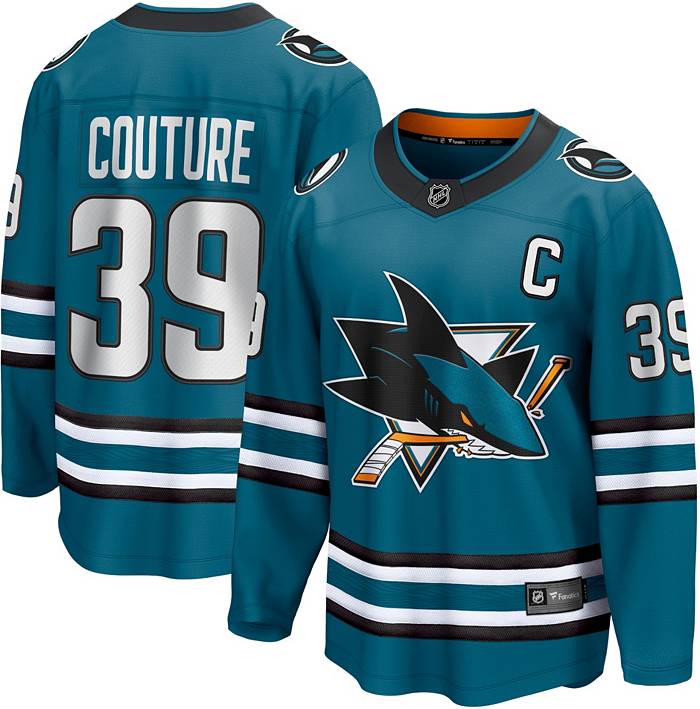 Found this Logan Couture Sharks Retro stitched jersey for $40 at a flea  market! : r/hockeyjerseys