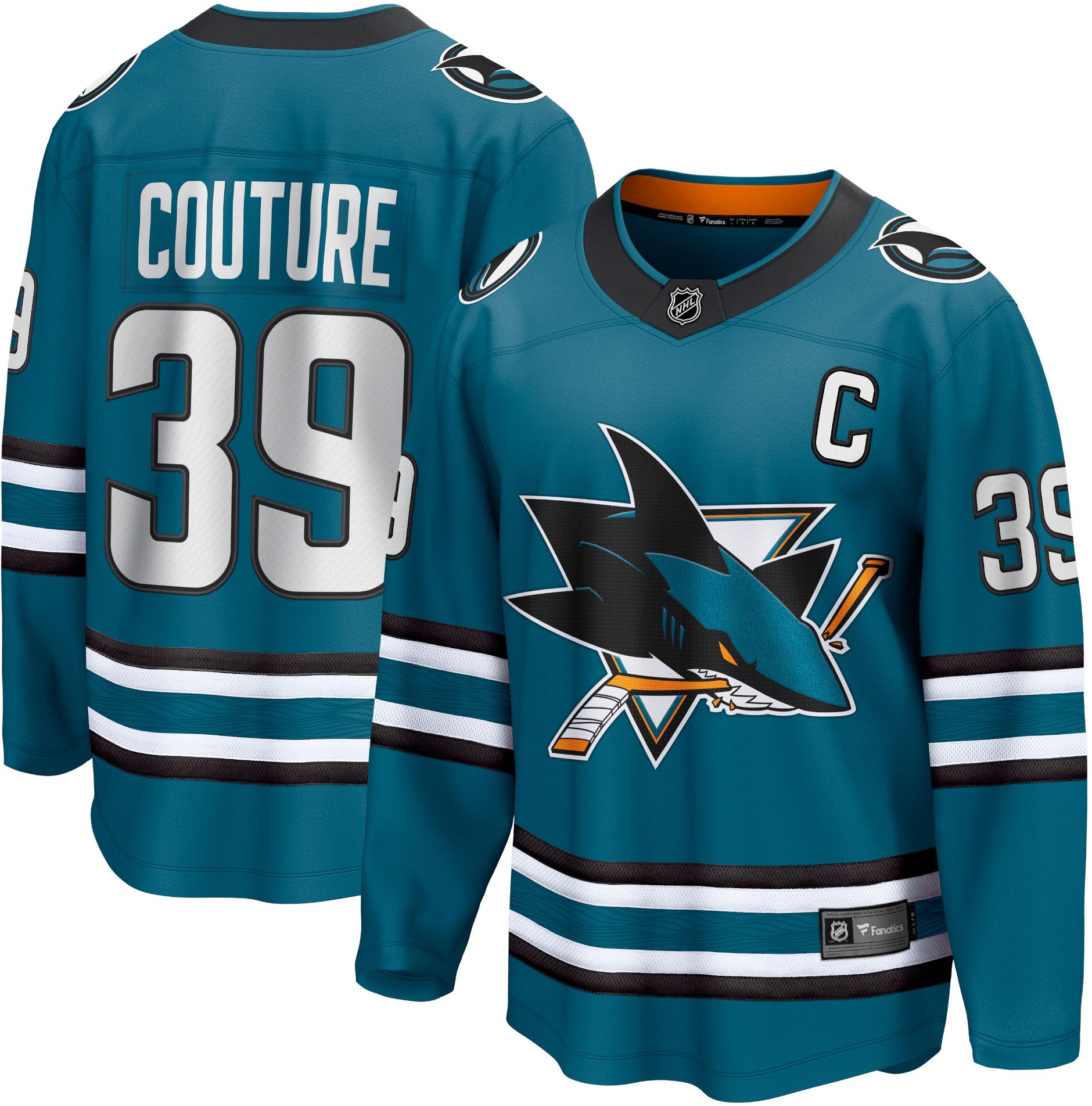 Adidas San Jose Sharks No39 Logan Couture White/Pink Authentic Fashion Women's Stitched NHL Jersey