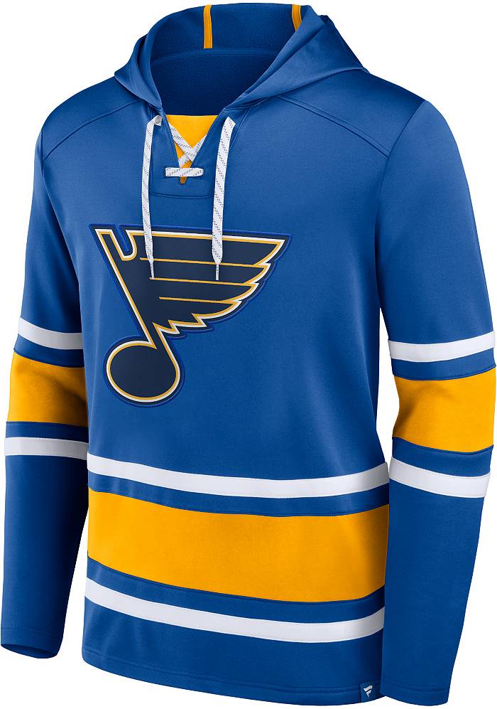 St Louis Blues Hoodie NHL Hockey Blue Gray Full Zip Sweatshirt