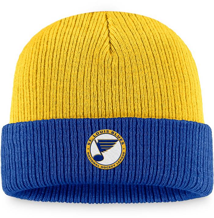 Men's Fanatics Branded Royal/Yellow St. Louis Blues 2022 NHL Draft  Authentic Pro Snapback Hat