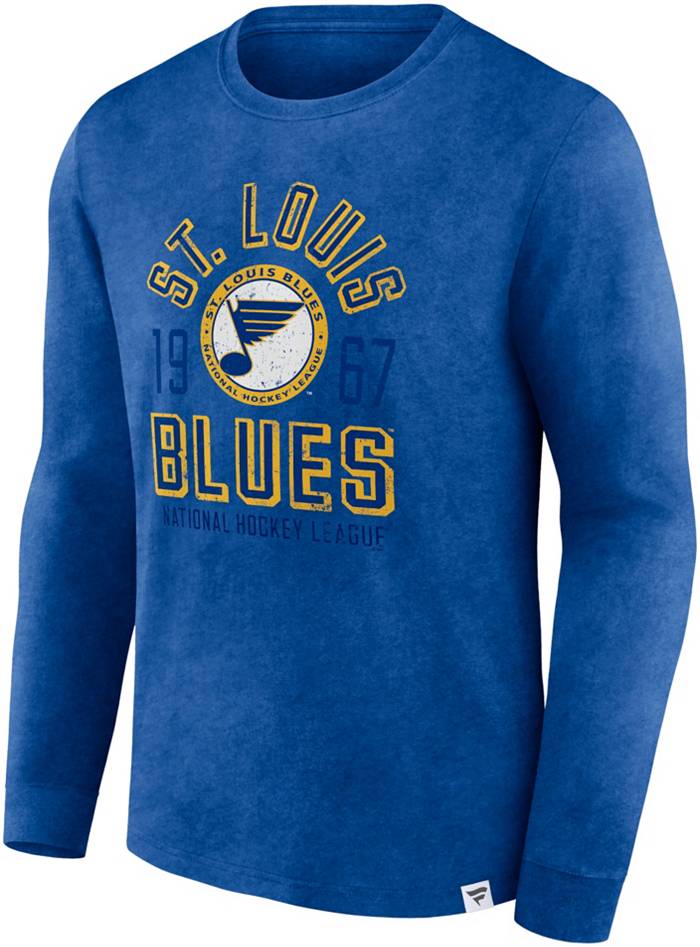 Vintage 90s St Louis Blues NHL Hockey Vintage Logo 7 Shirt Mens Size L