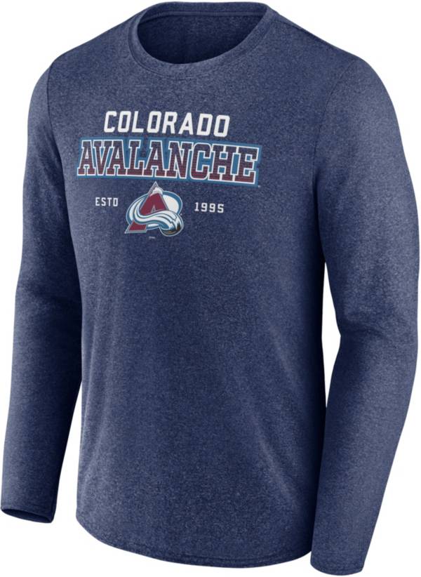NHL, Shirts, Colorado Avalanche Nhl Maroon Blue Long Sleeve Athletic Shirt