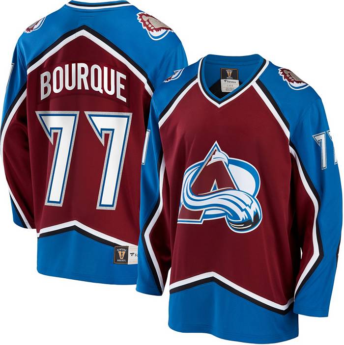 NHL Colorado Avalanche Ray Bourque #77 Breakaway Vintage Replica Jersey
