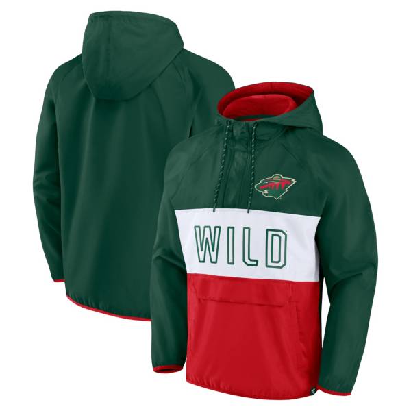 PRO TUFF Minnesota Wild Hockey Official NHL Zip Up Jacket Youth Size Large  / 7