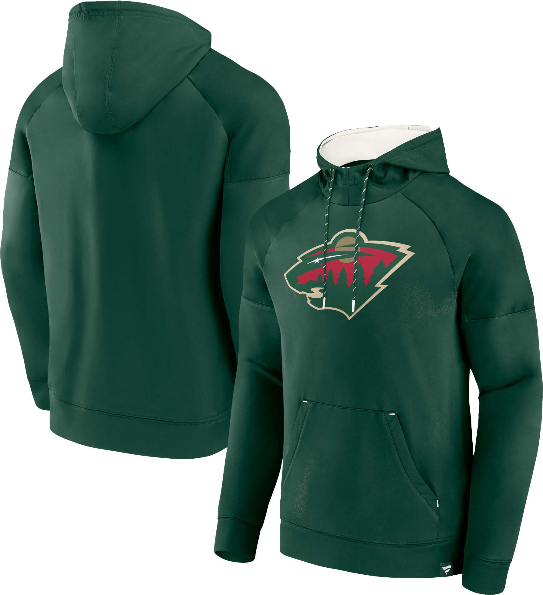 mn wild zip up hoodie