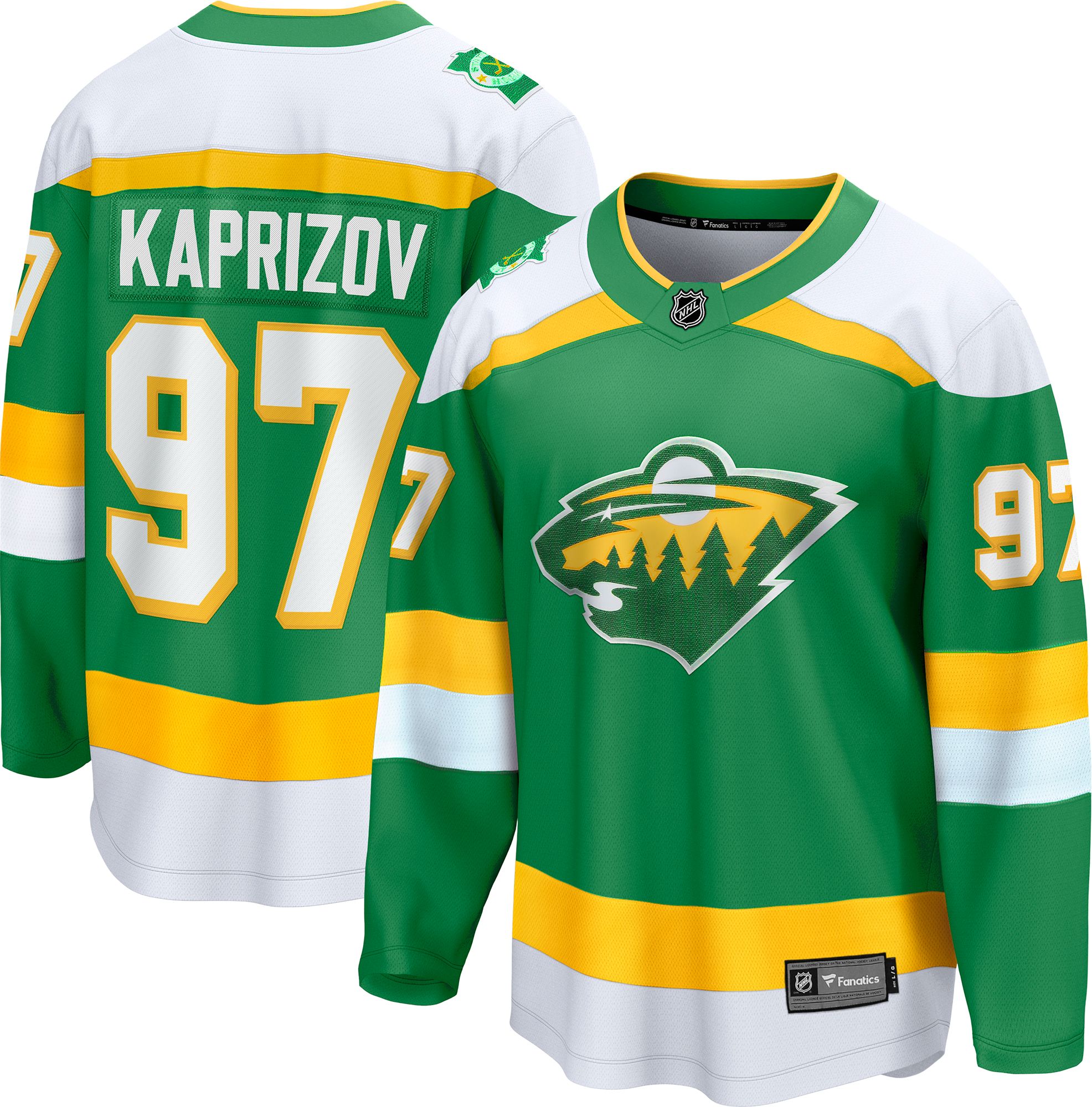 NHL Adult Minnesota Wild Kirill Kaprizov #97 Breakaway Alternate Replica Jersey product image