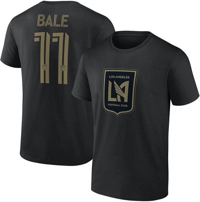MLS Los Angeles FC Gareth Bale #11 Black T-Shirt