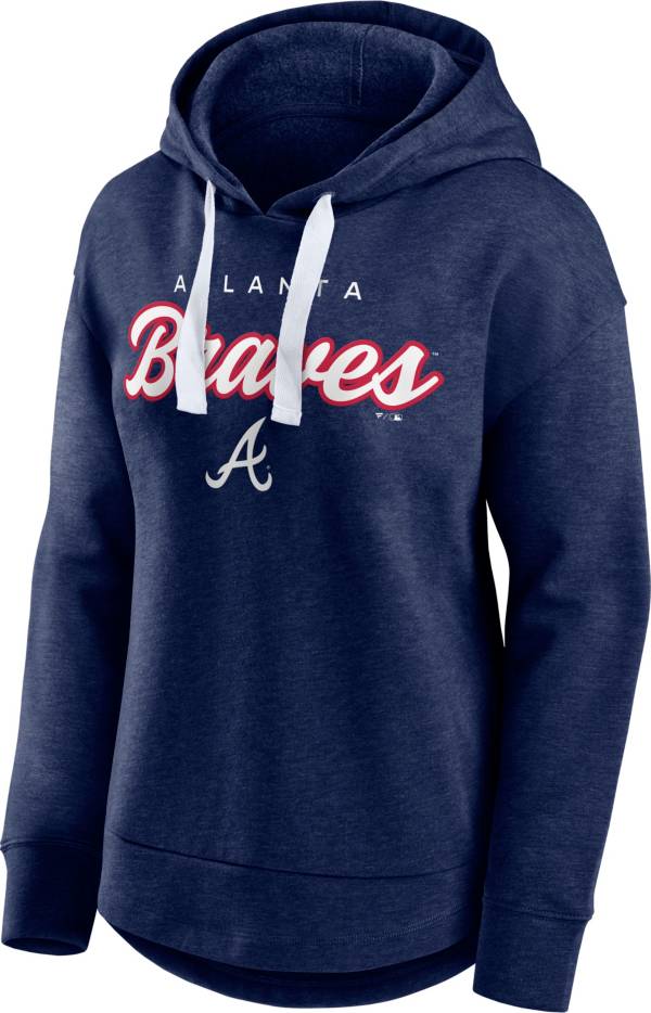 MLB Women's Atlanta Braves Navy Pullover Hoodie product image