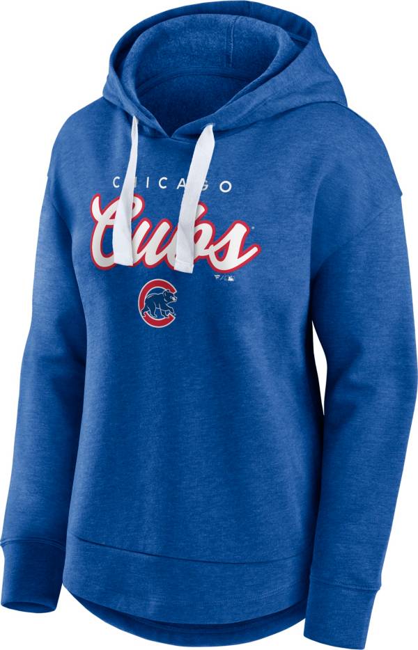 MLB Women's Chicago Cubs Royal Pullover Hoodie