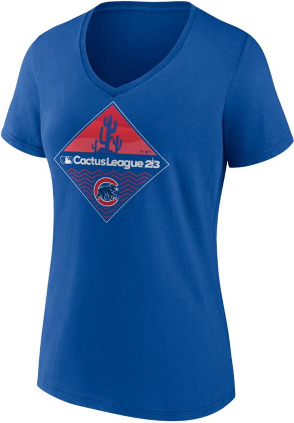 Nike Women's Chicago Cubs Deep Royal 2023 Spring Training V-Neck T-Shirt product image