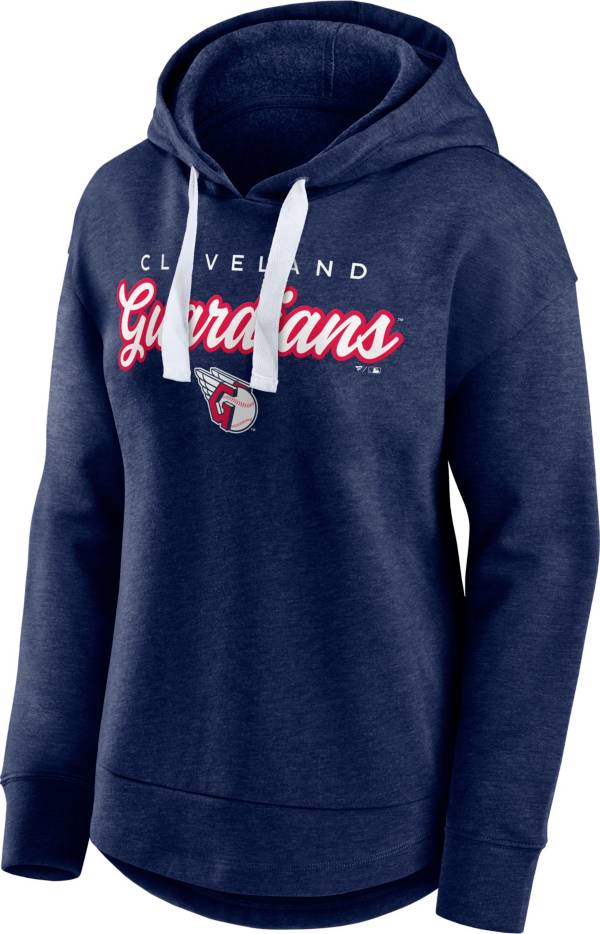MLB Women's Cleveland Guardians Navy Pullover Hoodie product image