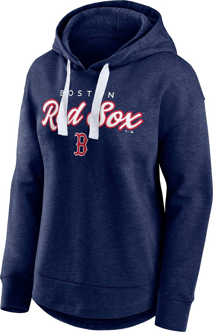 MLB Women's Boston Red Sox Navy Pullover Hoodie