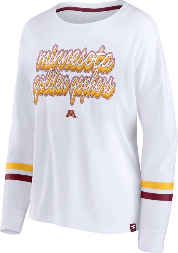 NCAA Women's Minnesota Golden Gophers White Iconic Long Sleeve T-Shirt product image