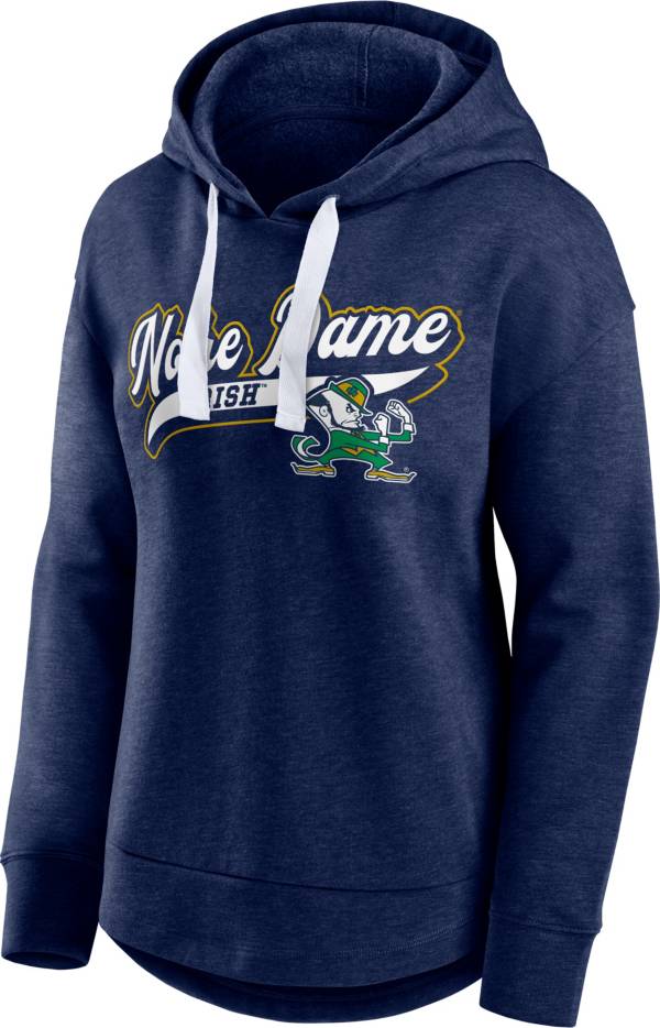 NCAA Women's Notre Dame Fighting Irish Heathered Navy Pullover Hoodie product image