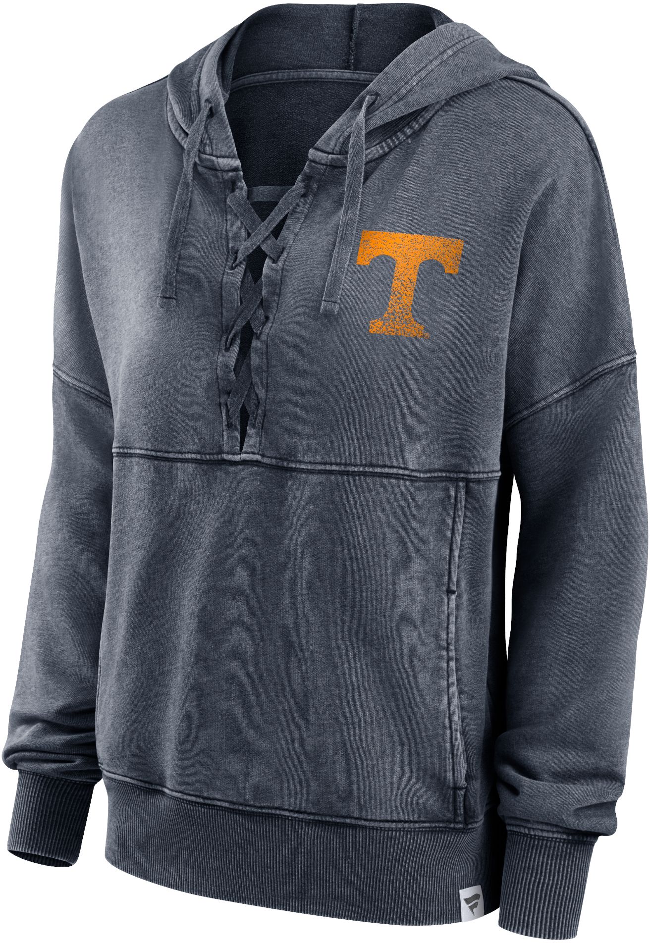 NCAA Women's Tennessee Volunteers Grey True Classic Acid Wash Lace Up Hoodie  | Dick's Sporting Goods