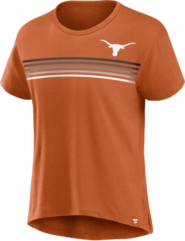 NCAA Women's Texas Longhorns Burnt Orange High Low Cropped T-Shirt product image