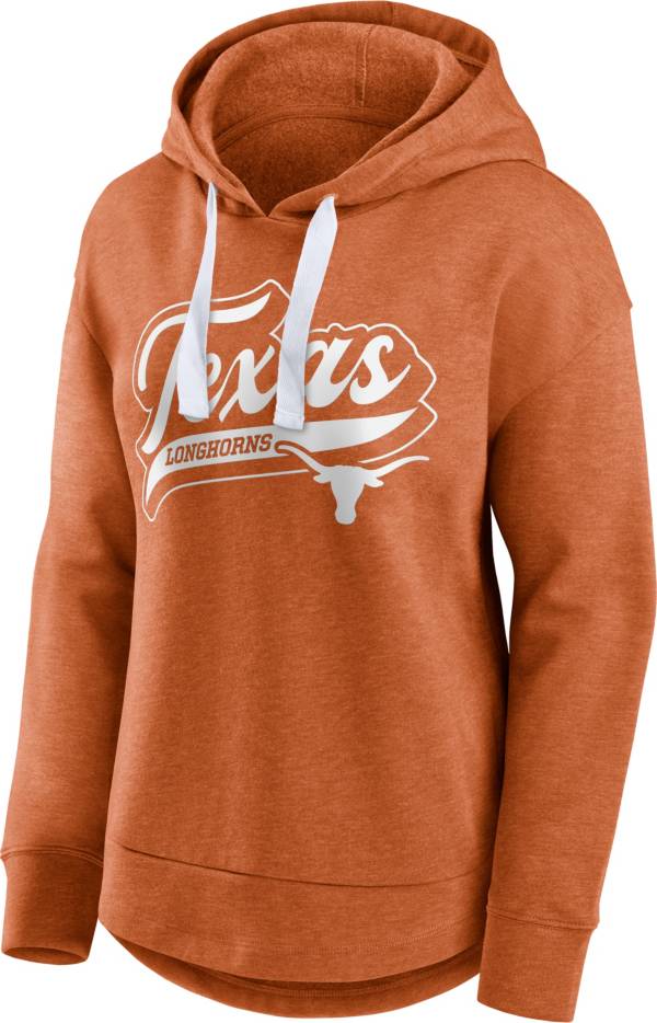 NCAA Women's Texas Longhorns Heathered Burnt Orange Pullover Hoodie product image