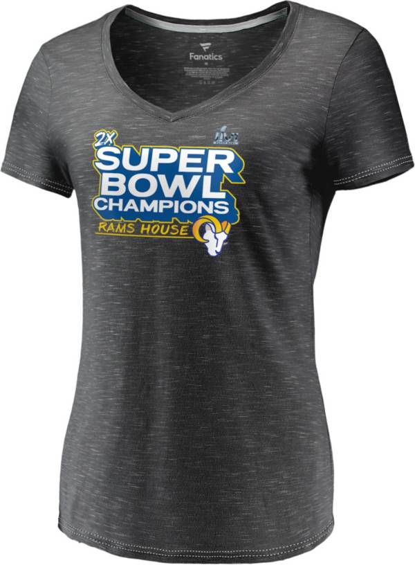 NFL Women's 2021 Super Bowl LVI Champions Los Angeles Rams Parade T-Shirt