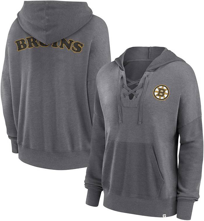 Men's Fanatics Branded Black Boston Bruins Authentic Pro Locker Room  Pullover Hoodie