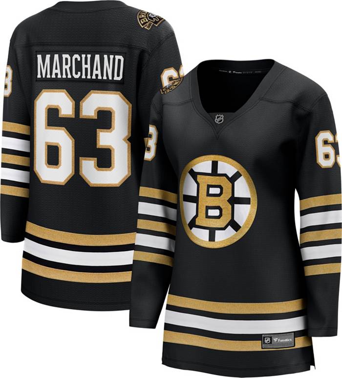 NHL Women's Boston Bruins Centennial Brad Marchand #63 Breakaway
