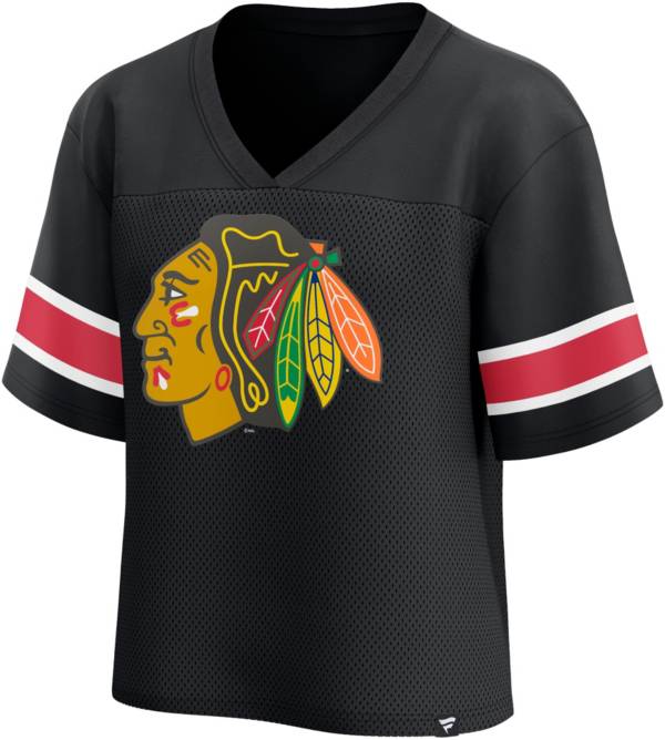 Womens black hot sale chicago blackhawks jersey