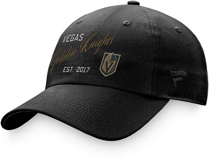 Vegas Golden Knights Team Logo Pride Adjustable Hat - Black