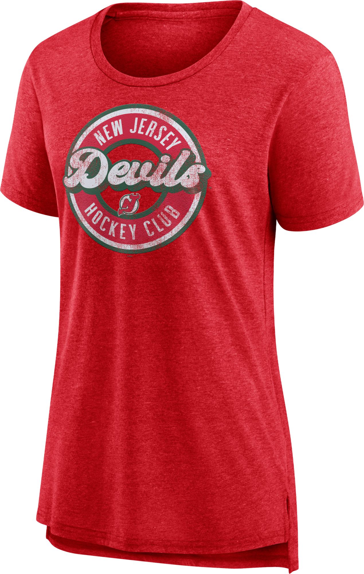 NHL Women's New Jersey Devils Red Triblend T-Shirt product image