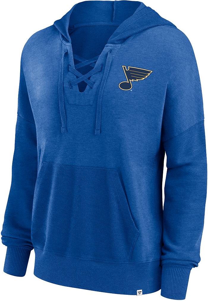 Fanatics NHL Women's St. Louis Blues Team Poly Grey V-Neck T-Shirt, XL, Gray | Holiday Gift