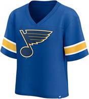 Fanatics NHL Women's St. Louis Blues Bleach Dye Black T-Shirt, XL