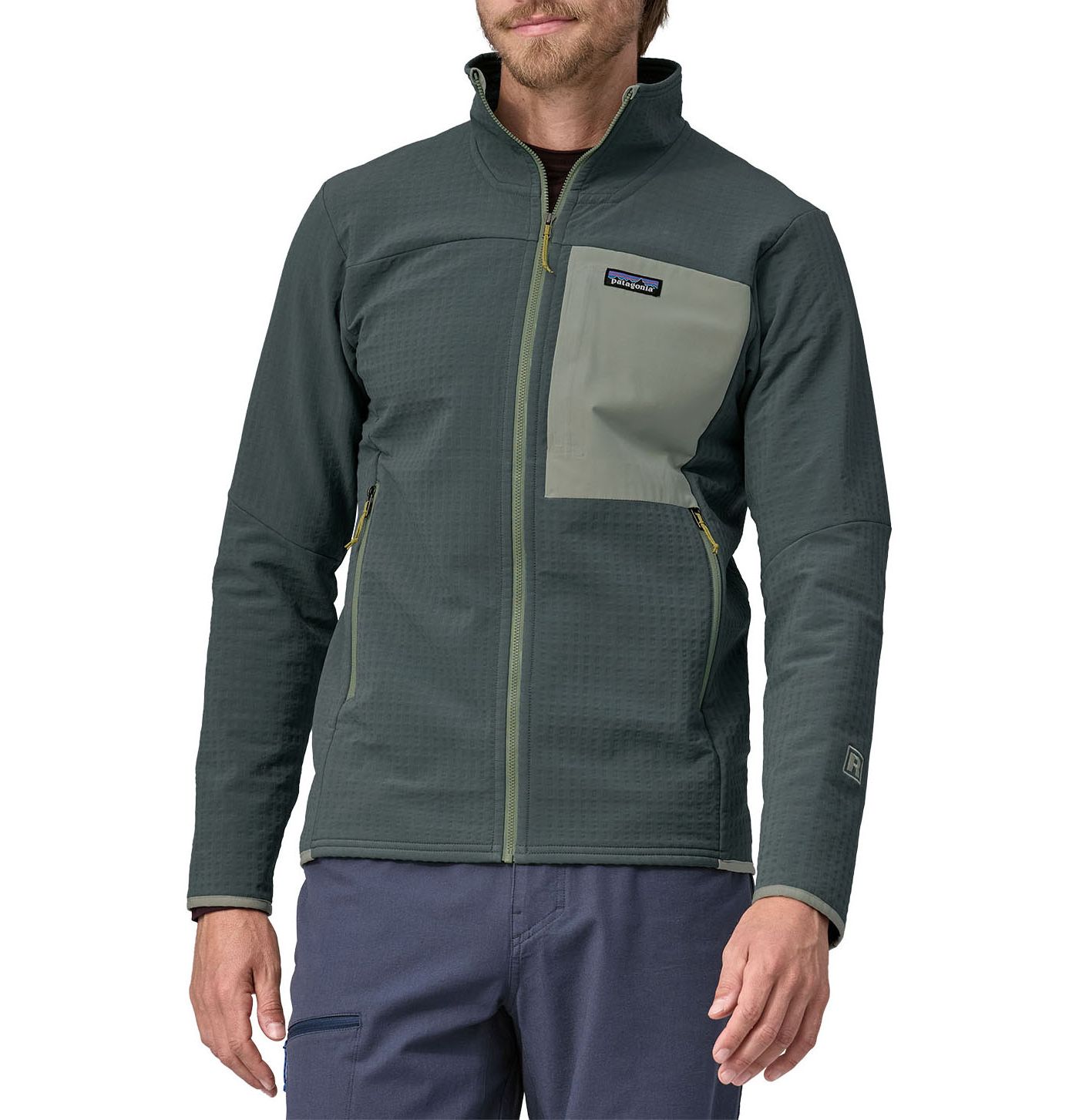 Patagonia R2 Techface Jacket Men’s lLarge L - Plume offers Grey MSRP $179