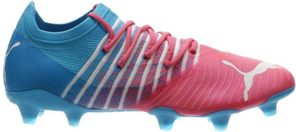 Puma soccer cleats 2024 pink and blue