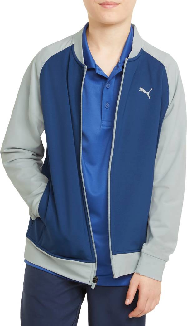 PUMA Boys' Long Sleeve Full Zip Golf Jacket product image