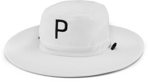 Puma Men's Golf Aussie P Bucket Hat, White