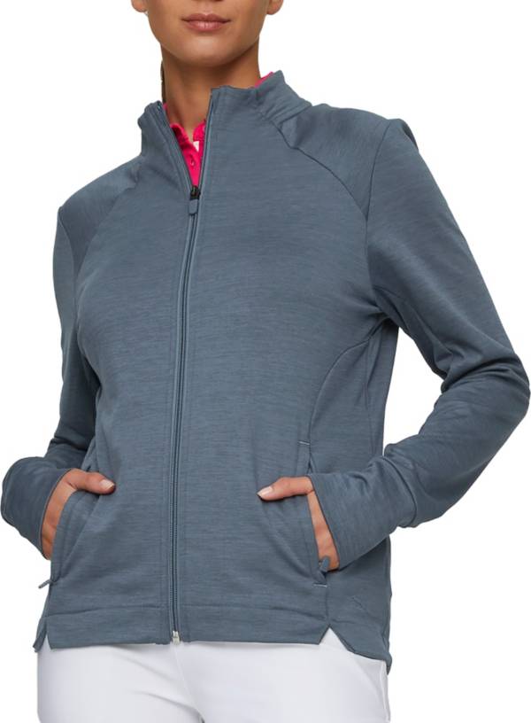 PUMA Women's Full Zip Cloudspun Heather Golf Jacket product image