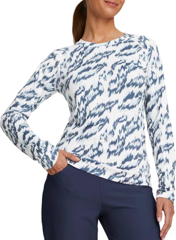 PUMA Women's Long Sleeve YouV Animal Crewneck Golf Shirt product image