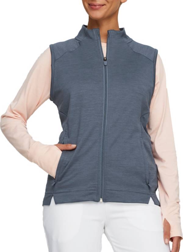 PUMA Women's Sleeveless Full Zip CLOUDSPUN Heather Golf Vest product image