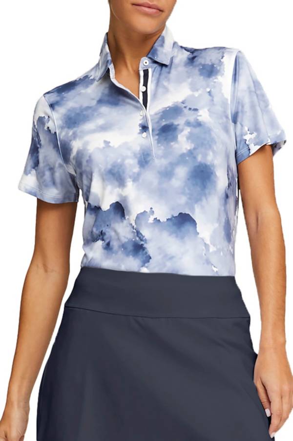 PUMA Women's MATTR Short Sleeve Cloudy Golf Polo product image