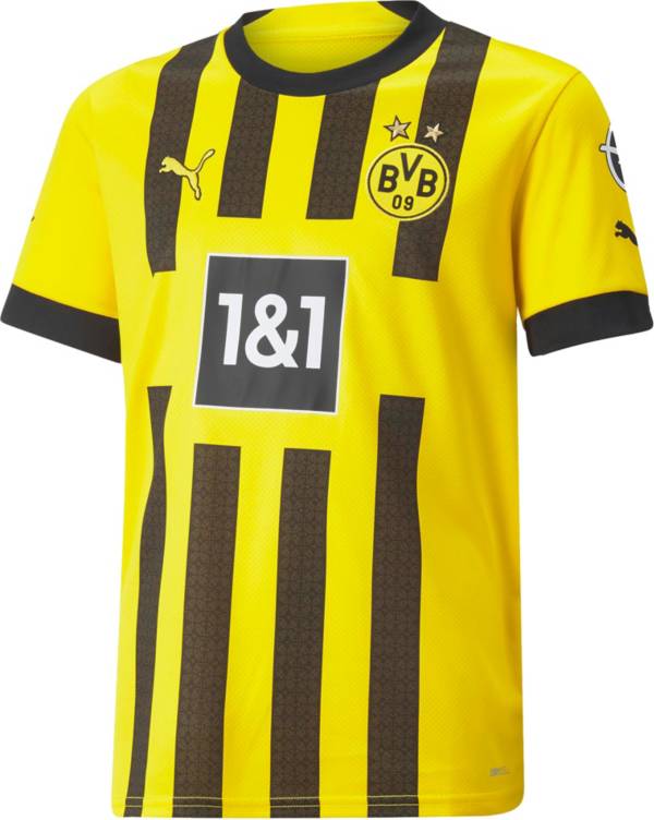 beklimmen Er is een trend Kampioenschap PUMA Youth Borussia Dortmund '22 Home Replica Jersey | Dick's Sporting Goods